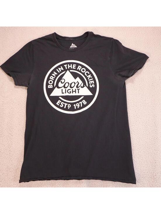 Coors Other - Coors Shirt Medium Mens Beer Black Short Sleeve 2018